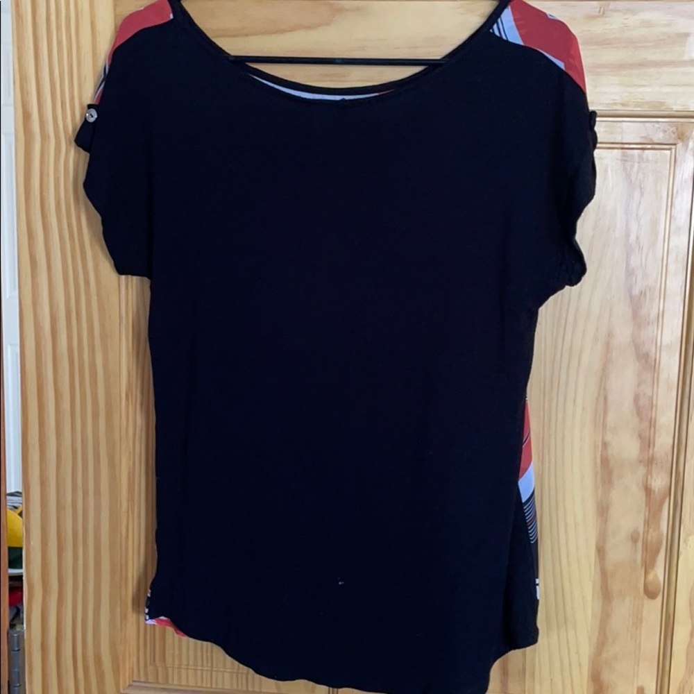 Patterned front blouse - Picture 2 of 2